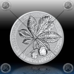 1oz GERMANIA 5 Mark 2021 (CHESTNUT LEAF) BU 1oz GERMANIA 5 Mark 2021 (CHESTNUT LEAF) BU
